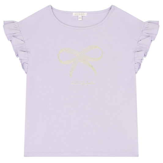 Lili Gaufrette SS T-shirt W Ruffle on sleeve ( Sz 4-12)