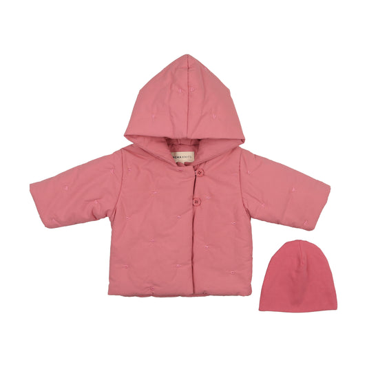 Mema Quilted Jacket + Beanie ( Sz 9M-3YR)