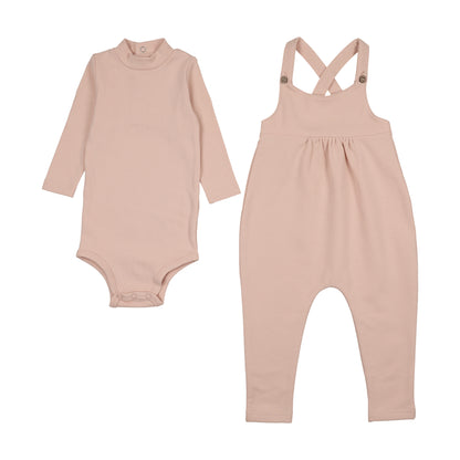 Mema435 mock neck onesie set (SZ 9m-2yr)