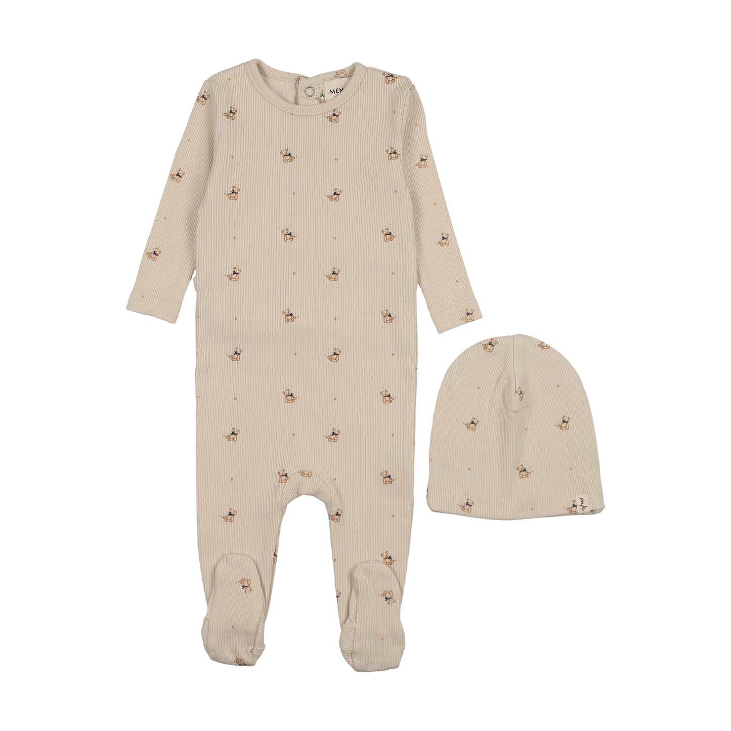 Mema450 teddy bear print (SZ 3-12m)