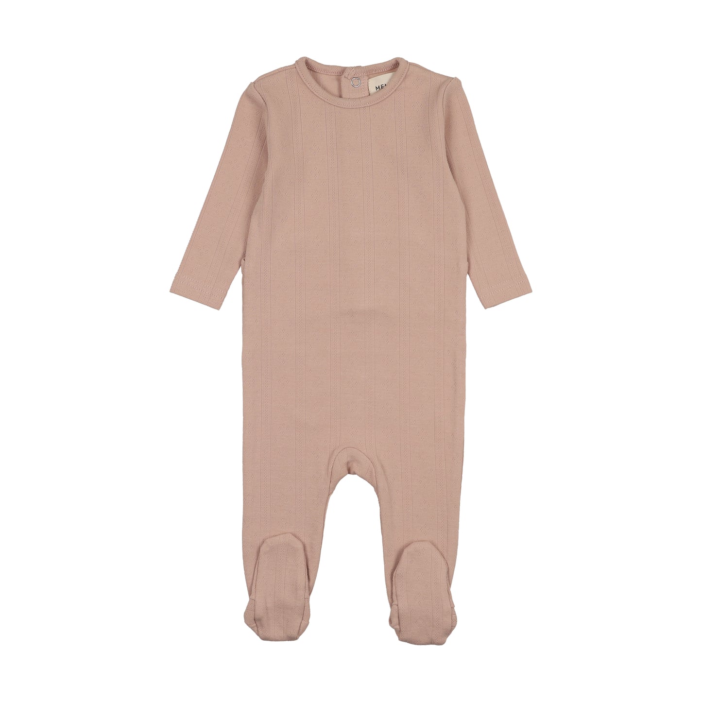 Mema452 pointelle footie (SZ 3-12m)