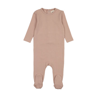 Mema452 pointelle footie (SZ 3-12m)
