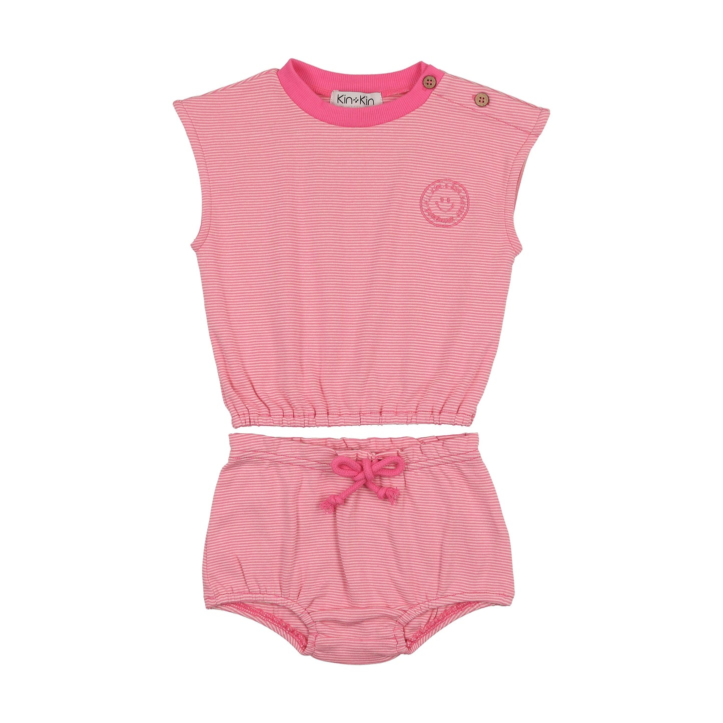 Kin Kin striped 2pc set (SZ 9m-2yr)