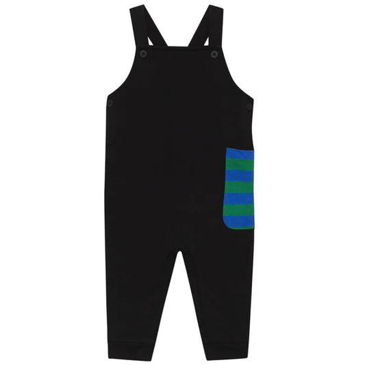 Mini P striped  pocket romper (SZ 12m-2yr)