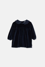 Load image into Gallery viewer, Cozmo velour baby dress (SZ 12-24m)
