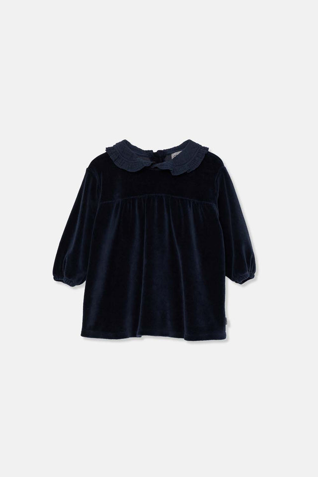 Cozmo velour baby dress (SZ 12-24m)