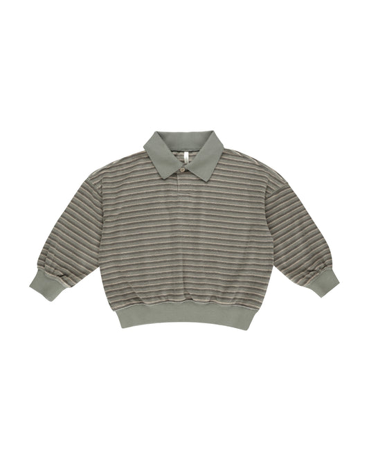 Rylee Cru600 striped polo (SZ 2-12)