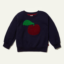 Load image into Gallery viewer, Mon Coeur Red Apple Sweatshirt ( Sz 2-10)
