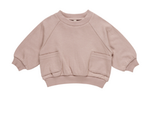 Load image into Gallery viewer, Quincy Mae338  Pocket Sweatshirt (12M,-5YR)
