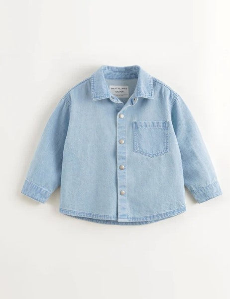 MJ250105 denim snap shirt (SZ 4-14)