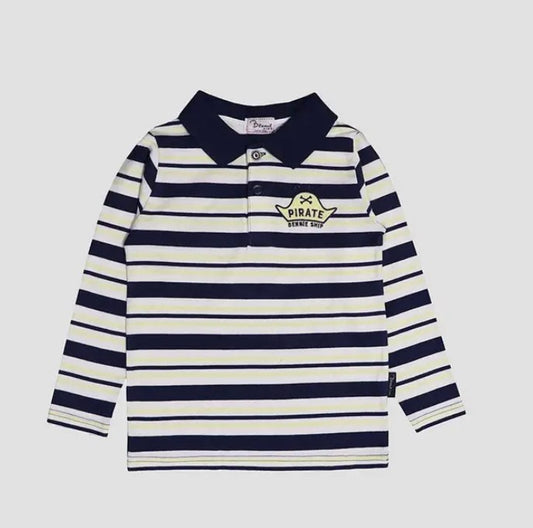 Bennie Kids Striped Polo ( Sz 8-14)