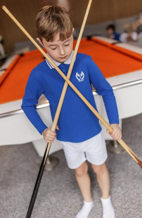 Kai & Kelly cobalt polo (SZ 4-18)