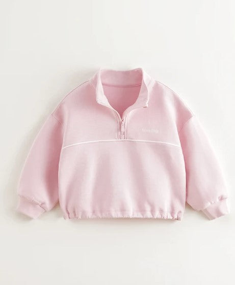 Mj550350 pink zip up sweat (SZ 4-12)