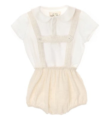 La Nina Vintage Linen Sailor Set ( Sz 18M-36M)