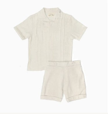 La Nina Vintage Linen Sailor Set ( Sz 3-8)