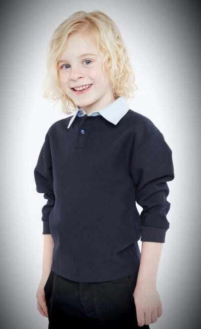 Bunny Kids polo w/ striped collar (SZ 3-14)