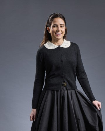 MIjn beaded collar cardigan (SZ S-L)