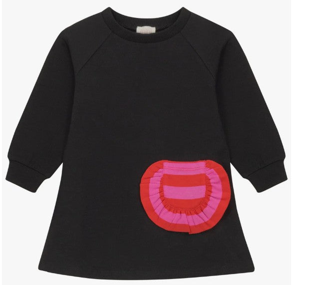 Mini P striped  pocket dress (SZ 3-16)