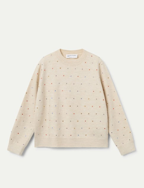 Fantastica beige sweater (SZ 6-12)