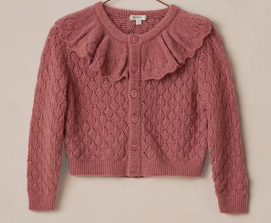 Noralee Ruffe Cardigan ( Size 12M-12YR)