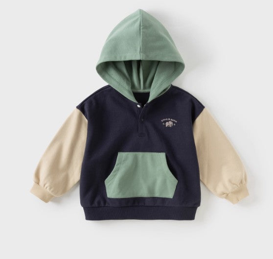 DB3253552 multi color hoodie (SZ 2-6)