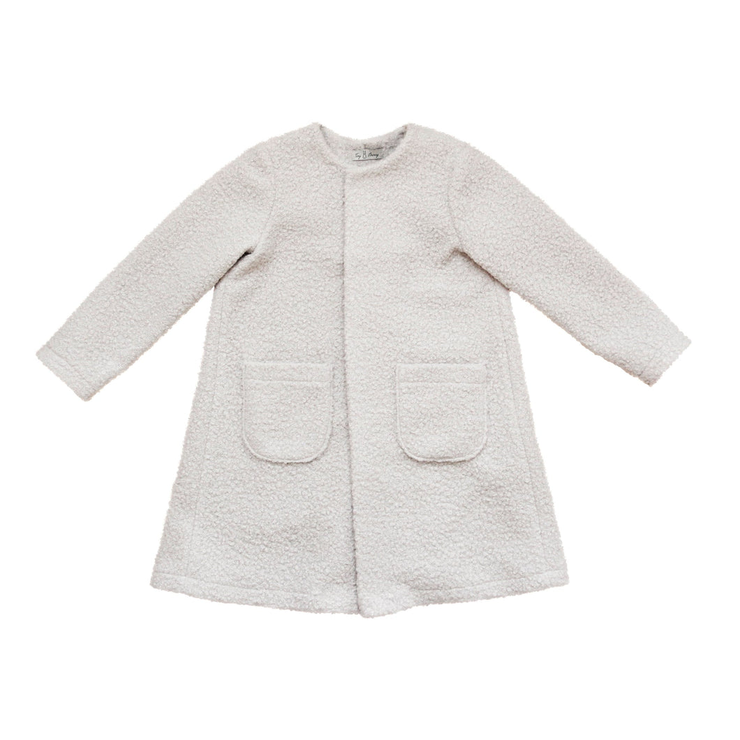 Tiny Bunny sherpa long coat (SZ 2-10)