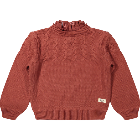 Bage ruffle collar sweater (SZ 12m-4yr)