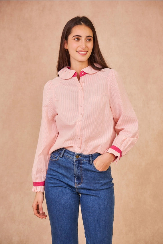 Calie Paris striped blouse (SZ S-L)