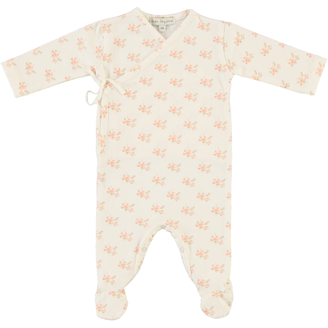 Bebe Organic aurele wrap overall (SZ 3-9M)