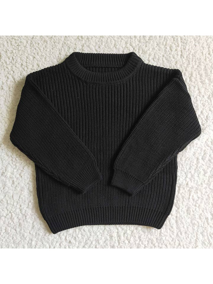 Aier chunky knit pullover (SZ 2-9YR)