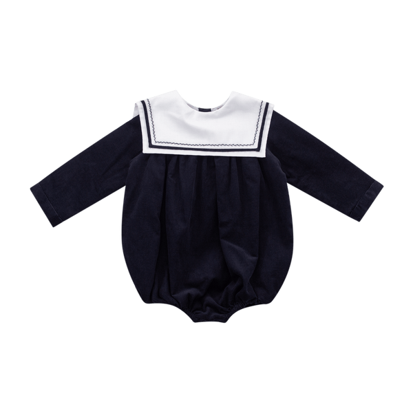 Kidiwi sailor collar romper (SZ 12m-2yr)