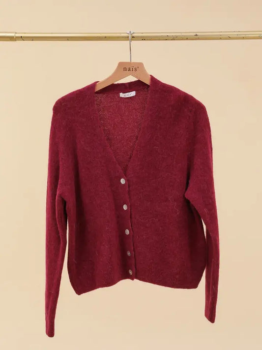 Nais mohair cardigan (O/S)