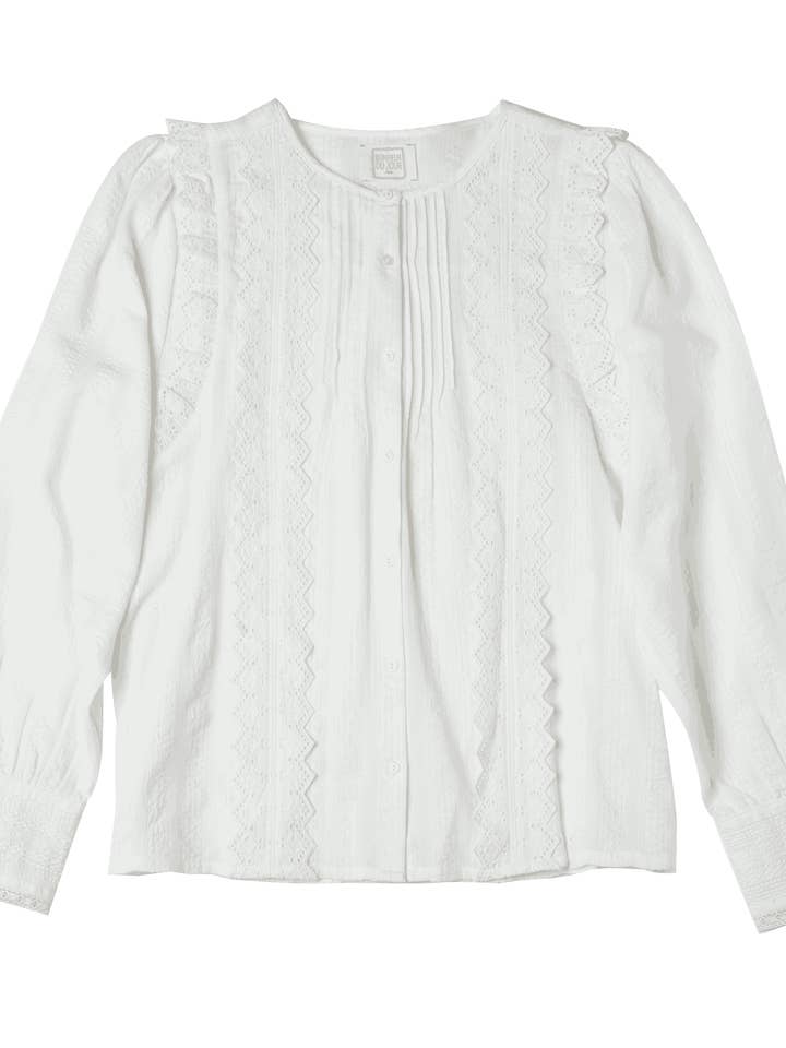 Bonheur Du Jour isla white blouse (SZ T1& T2)