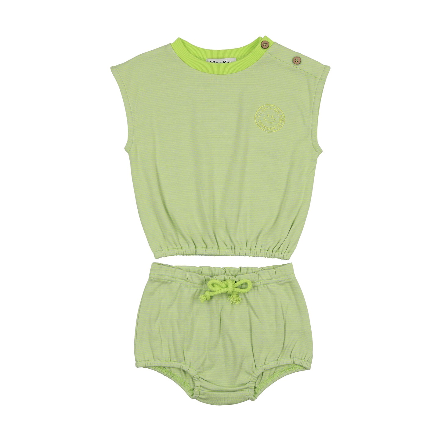 Kin Kin striped 2pc set (SZ 9m-2yr)