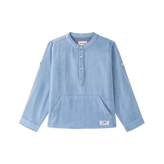 Newness Blue Shirt ( Sz 3-12)