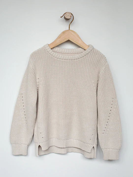 The Simple Folk oatmeal sweater (SZ 2-10)