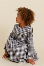 Load image into Gallery viewer, OXOX checked dress w/ Collar (SZ 2-12)
