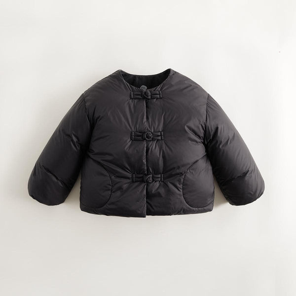 MJ Girls Black Jacket ( Sz 3y - 10y )