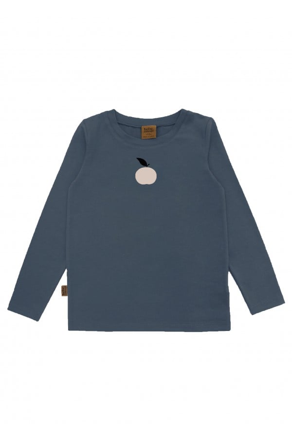 Hebe Blue Tshirt With Apple (6M-12yr)