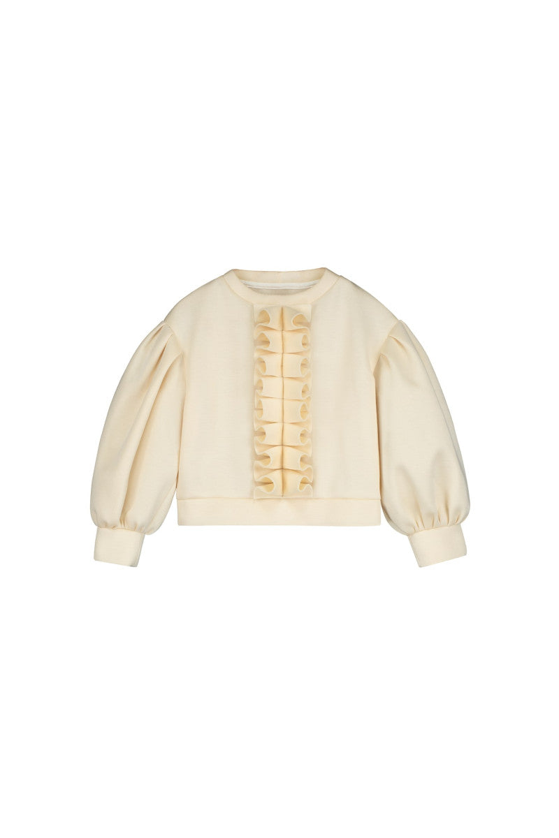 Little Creative ruffle sweat (SZ 10yr-XS)