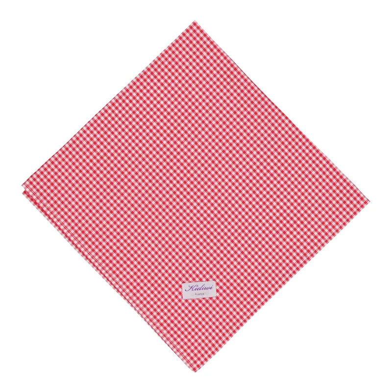 Kidiwi red gingham scarf