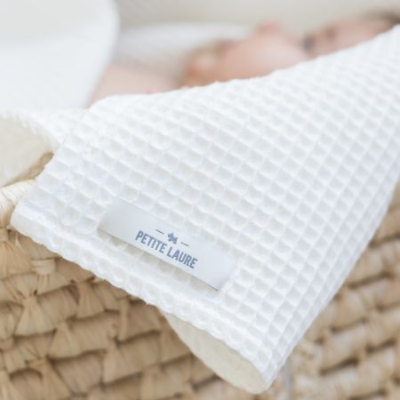 Petit Laure waffle blanket