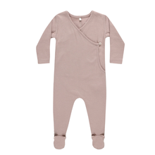 Load image into Gallery viewer, Quincy Mae271  Pointelle Wrap Footie ( Sz 0M-6M)
