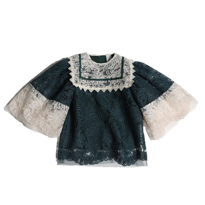 Tia Cibani patchwork blouse (SZ 11-16)
