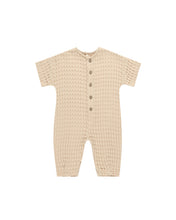 Load image into Gallery viewer, Rylee Cru waffle jumpsuit (SZ 6-24m)
