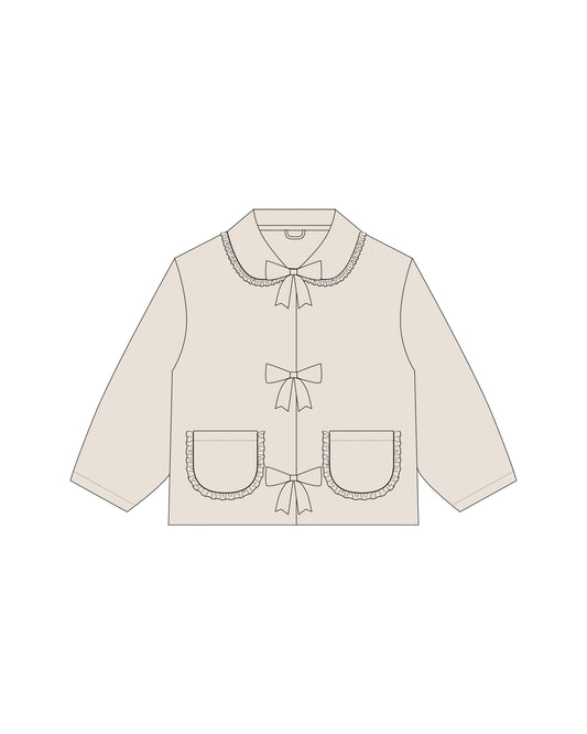 Rylee Cru002 shearling coat (SZ 10-16)