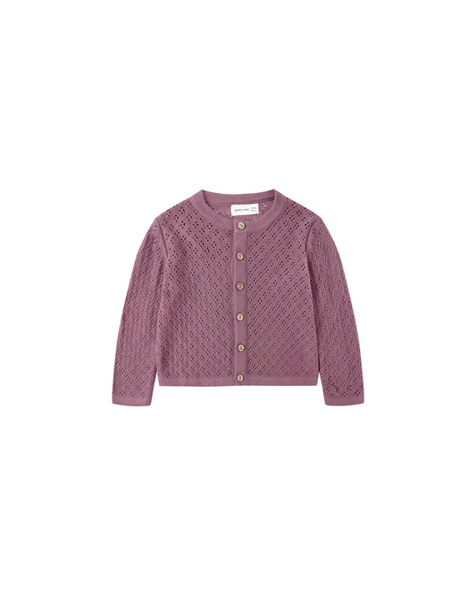 Quincy Mae072 mulberry cardigan (SZ 6m-4yr)