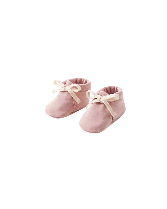 Quincy Mae018 pink booties (SZ 3-12m)