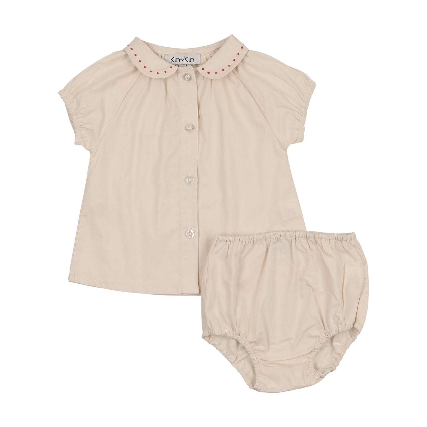 Kin Kin girls peter pan collar set (SZ 12m-2yr)